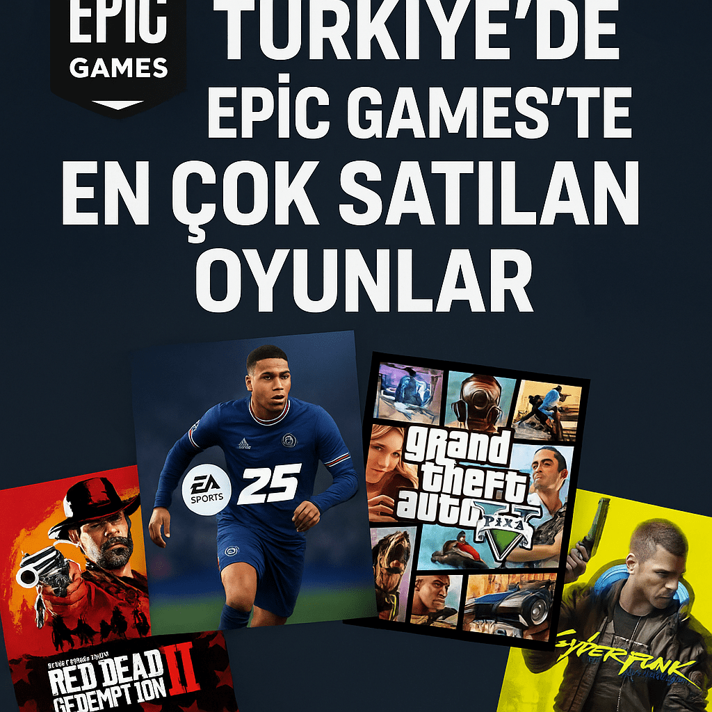 Epic Games’te Türkiye’nin En Popüler Oyunları Belli Oldu!