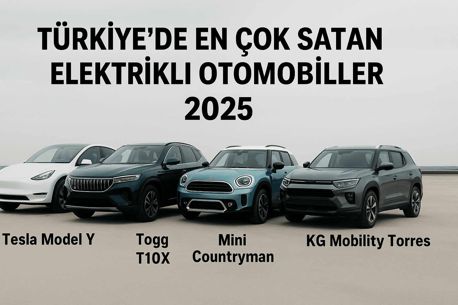 Türkiye’de En Çok Satan Elektrikli Otomobiller